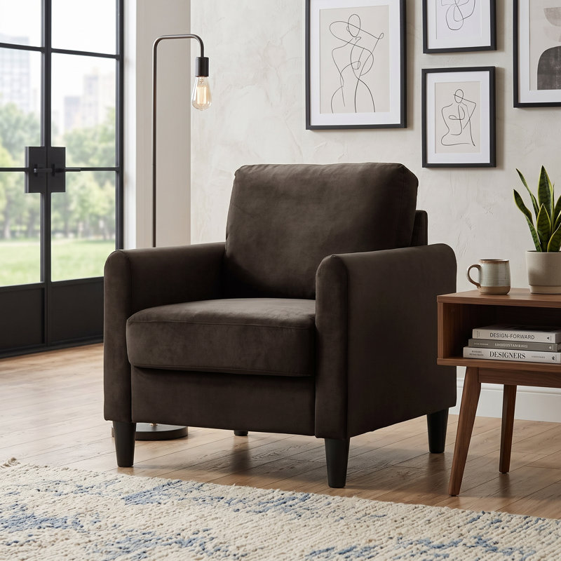 Lidio large, Velours brun