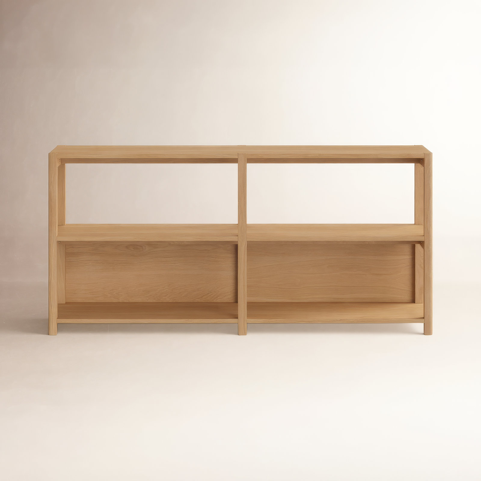 Versa 70" Acacia Bookcase, Natural