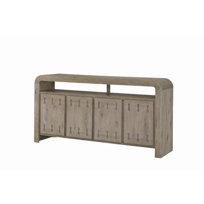 English Knotty Oak 72" Bowtie Console