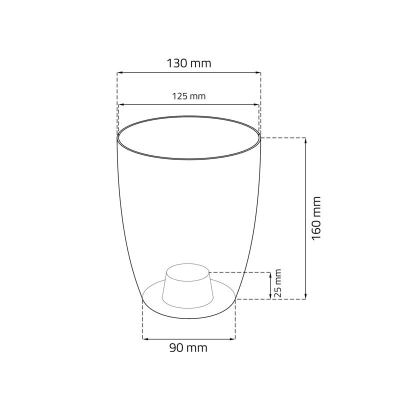 Pot Planter, Transparent