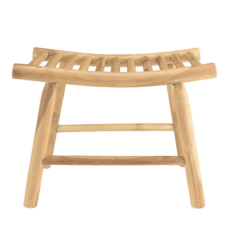 Zech Solid Wood Accent Stool