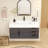 42" Wall-Mounted Single Bathroom Vanity-23104721