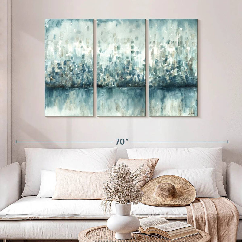Avery Lakeside Abstract, 32" H x 50" W