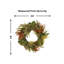 28'' Fall Wreath with Hydrangeas and Heather