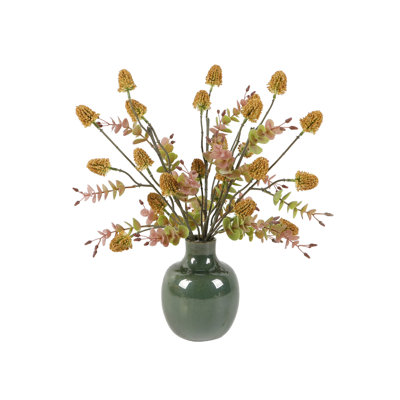 Fall Leaf Arrangement in Vase