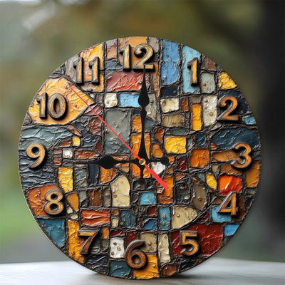Horloge Phoenix colorée