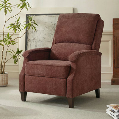  Fauteuil inclinable manuel rembourré de 30,3 po de largeur pour salon