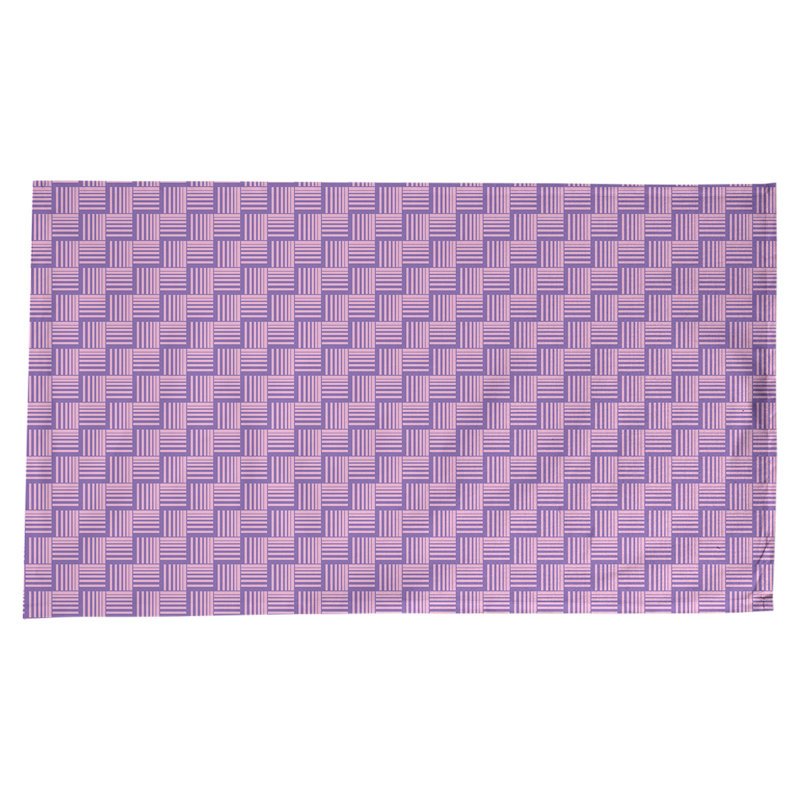 Rayures nattes classiques Nappe, Mauve / Rose