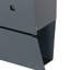 Sembrini Steel Wall Mounted Letter Box