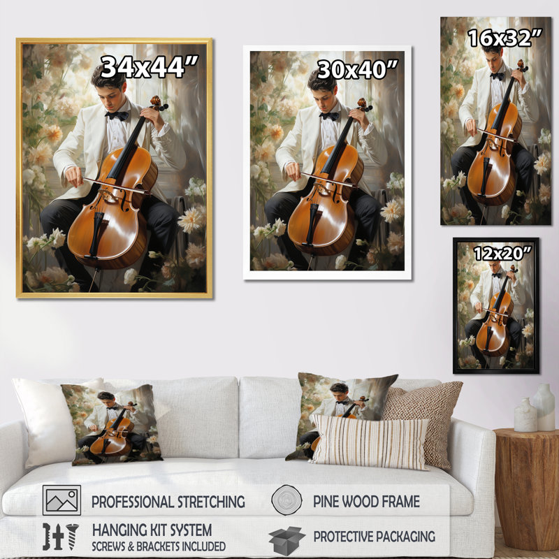 Yoshiki Music Sonata classique délicat, Cadre photo noir, H 20 po x l 12 po x P 1 po