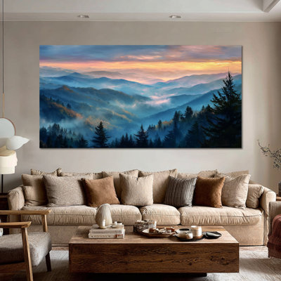  Mountain Wall Decor - Scenic Nature Landscape, art mural pour salon