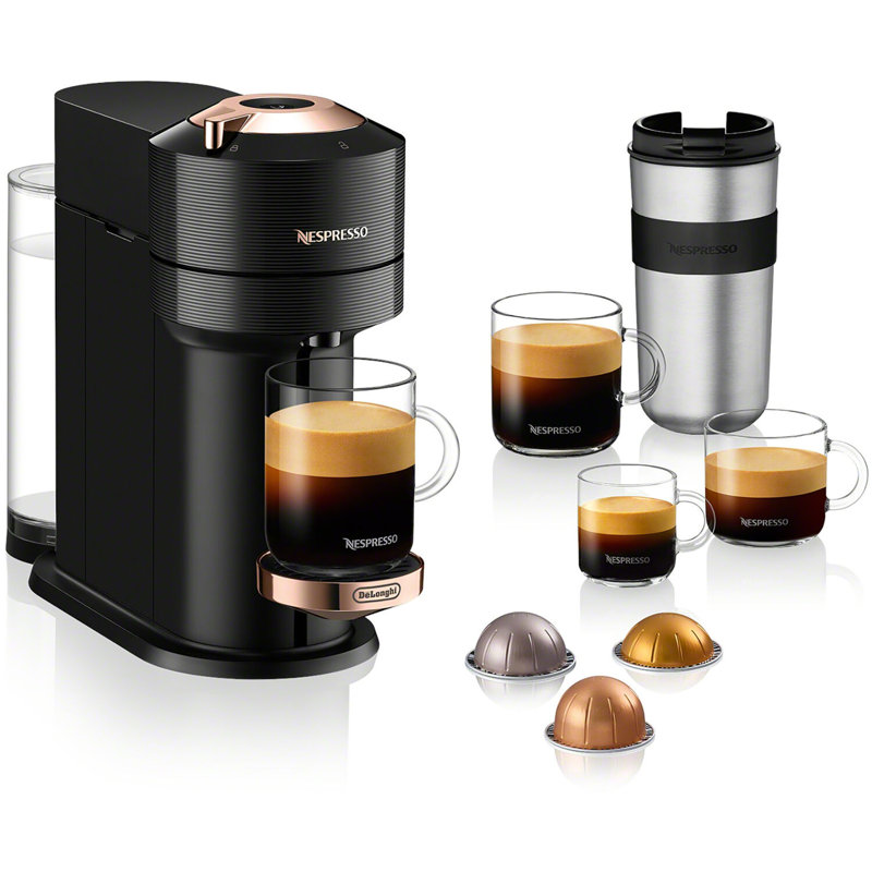 Nespresso Vertuo NEXT Coffee and Espresso Machine by De'Longhi, Black