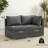 4-person Patio Conversation Sofa Set With 4" Cushions, 27.5" Modular Outdoor Sectional-1855801153