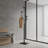 Black Tree-Shaped Metal Coat Rack With A Stable Marble Base; Freestanding Corner Design, Suitable For Bedrooms, Entryways, And Hallways.