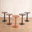 Table de bout ronde en bois massif, table d'appoint, table de chevet-804164616-804164623