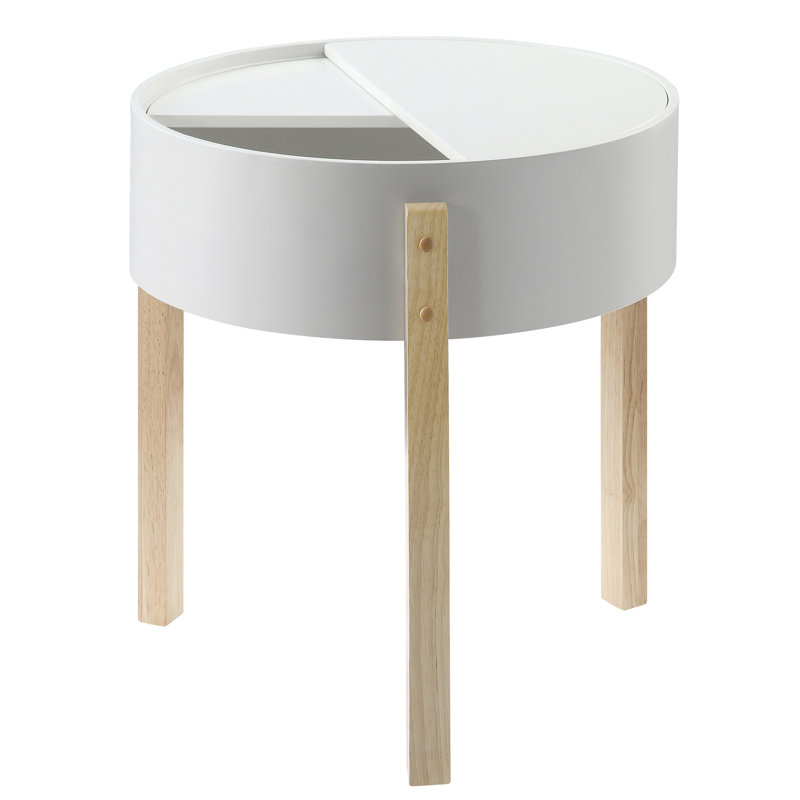 Table de bout avec rangement Mid-Century