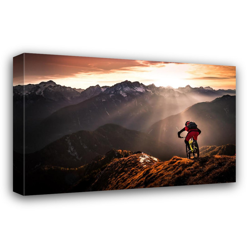 Just Ride ... - Impression sur toile tendue, H 26 po x l 32 po