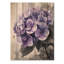 Mauve mauve hydrangée II - décoration murale en bois d'hortensia - sur bois de pin naturel-1325495923