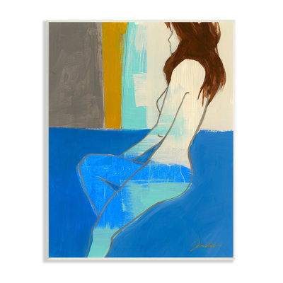Abstrait, peinture bleue chaos, mouvement rigide et audacieux, giclée noire, art texturé par Sarah Stockstill977