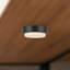 Bailey 5-in Black dimmable LED Outdoor Ceiling Light-1956341650-1956341653