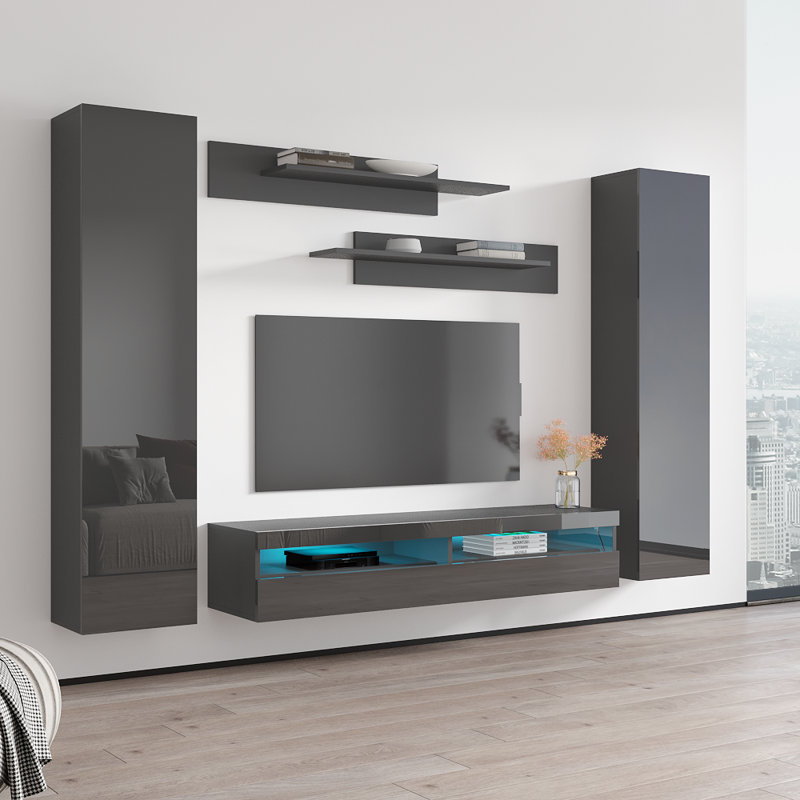 Meuble audio-vidéo Fly 100 A 35TV, Gris