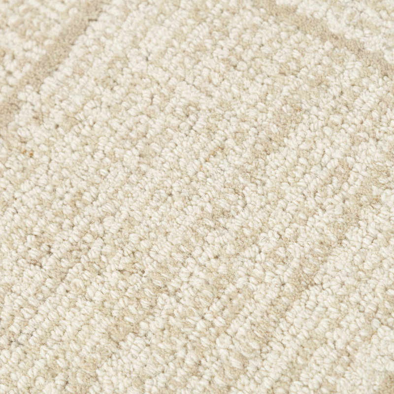 Jzon Wool Geometric Indoor Rug, Rectangle 7'9" x 9'9"