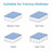 Florissant Massaging Adjustable Bed with Wireless Remote-1152046103