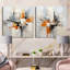 Beige et jaune Modern Scandinavian Dreams Art - Ensemble de 2 collages modernes scandinaves carrés-1865365497-1865365447