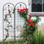 Treillis de jardin en métal antirouille pour plantes grimpantes