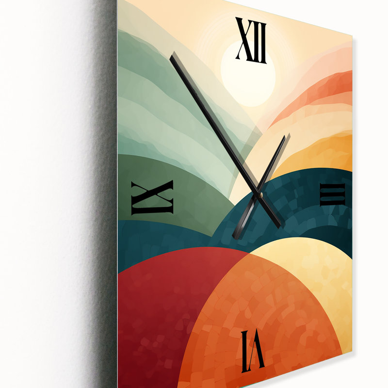 Très grandes horloges murales rétro, H 28 po x l 12 po x P 1 po