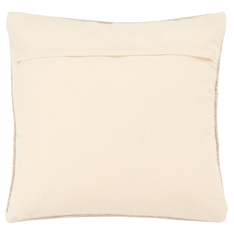 Nikola 18" Square Silver Cotton Pillow