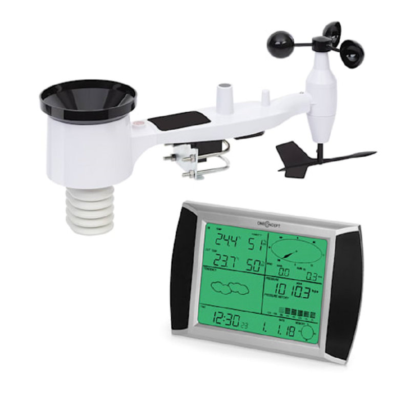 Solar Powered Wireless Outdoor Weather Station