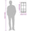 Mikayia Rectangular Metal Wall Mirror-269484444