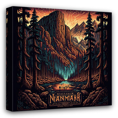 Devinna Yosemite Viking Style - reproduction sur toile sans cadre