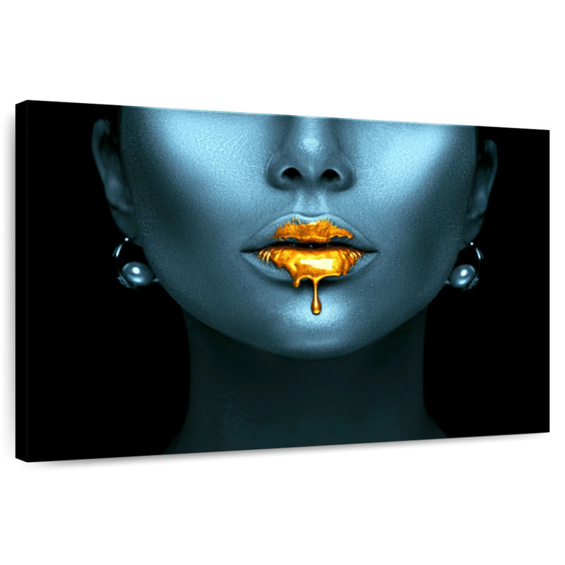Shuttleworth Liquid Gold Lips, 8" H x 12" W