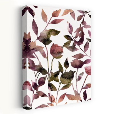 Plomb floral abstrait, élégant, moderne, rose, nature, art mural