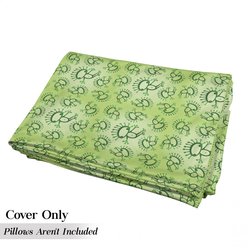Housse de coussin d'extérieur Alien Frogs, H 2 po x l 27 po x P 88 po
