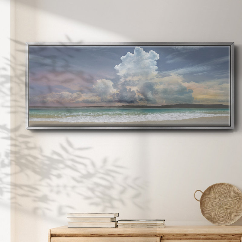 Morning Shower- Framed Canvas, 24" H x 60" W
