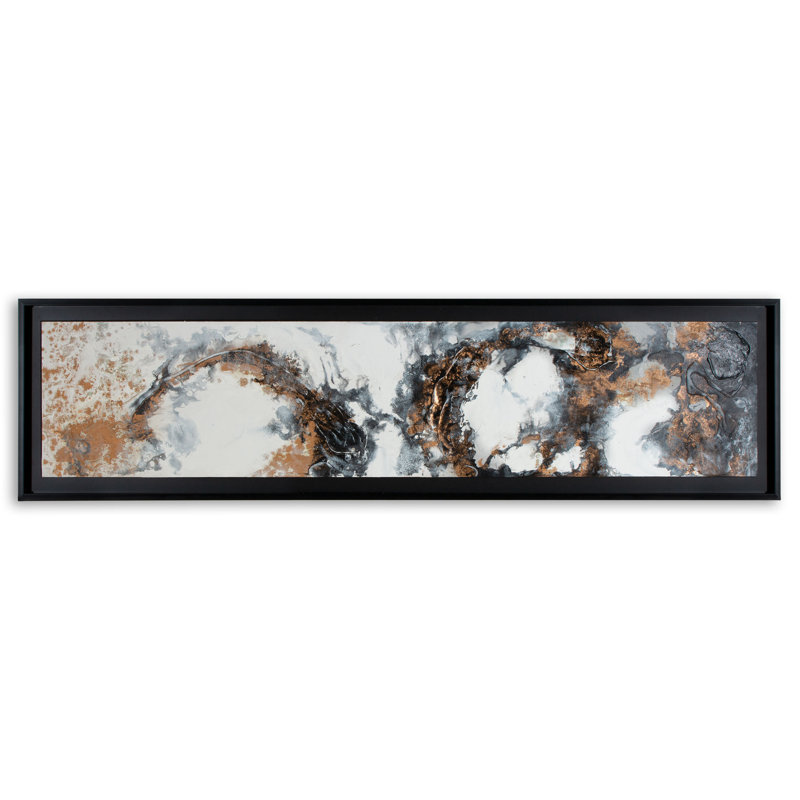 Cadre flottant, peinture sur toile