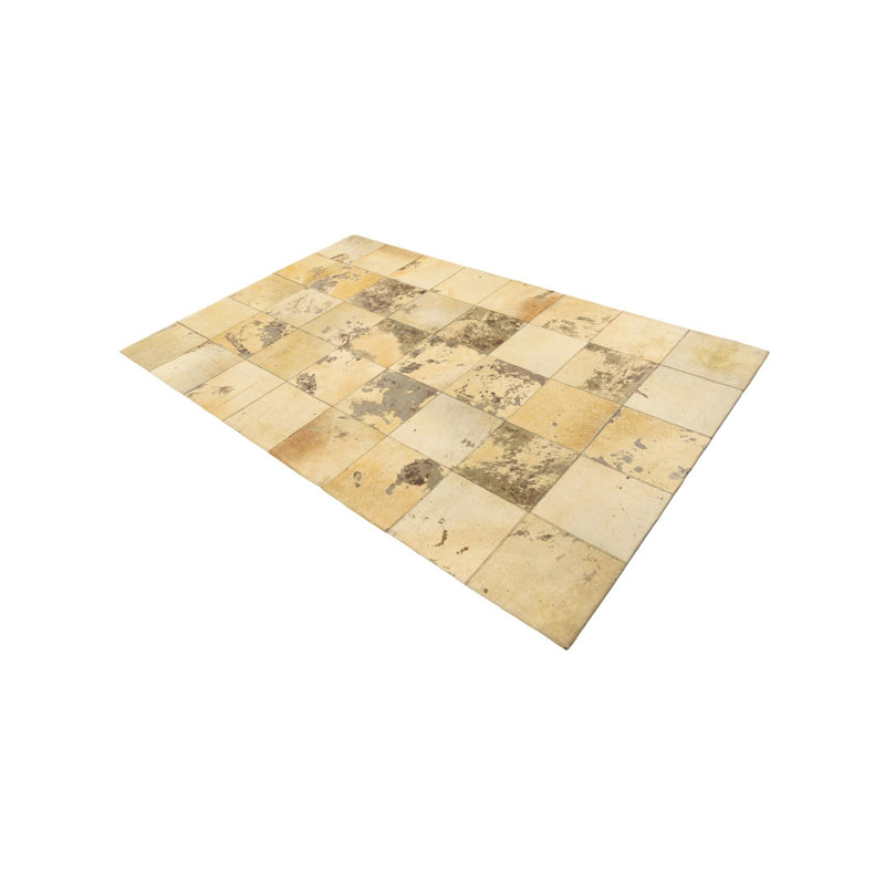 Tapis jaune moutarde Juliana