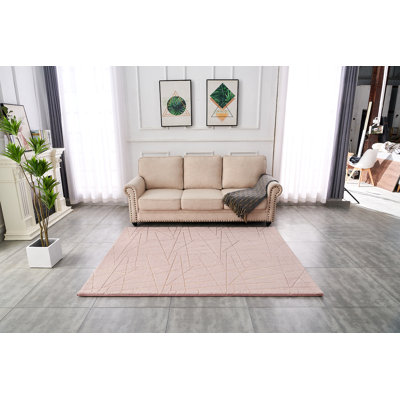 Tapis rectangulaire avec envers antidérapant