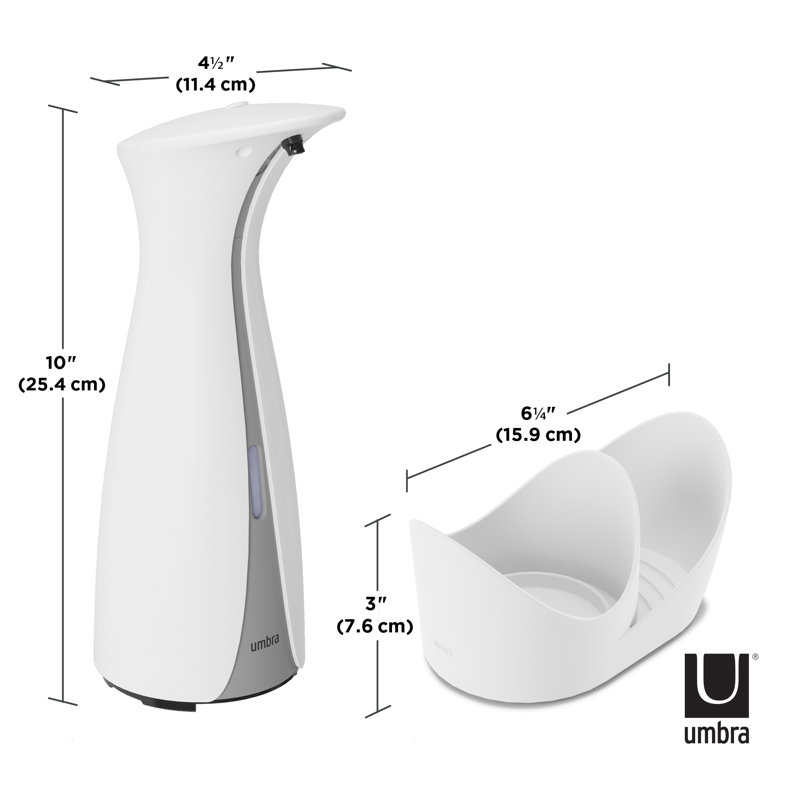 Distributeur de savon Otto Caddy, Blanc / gris