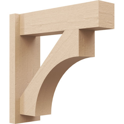 Westlake Block Rough Cedar Woodgrain TimberThane Outlooker, Primed Tan