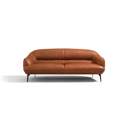 Leonia Cognac Leather Sofa