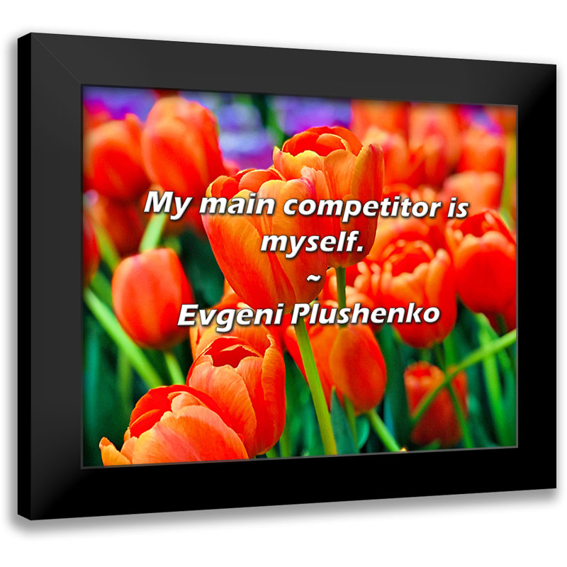 Evgeni Plushenko Quote: My main competitor is myself.