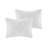 Luxurious Cotton Chenille Bedding Set, Off-white Geometric, King/cal King
