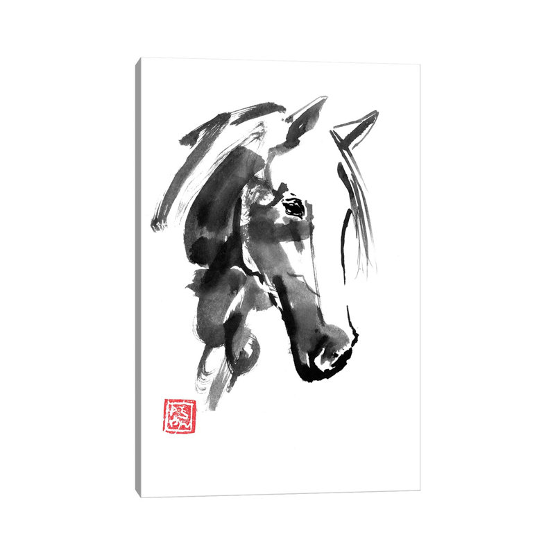 Little Horse by Péchane - Print on Canvas, Wrapped Canvas, 152.5 cm H x 101.5 cm W x 3.175 cm D