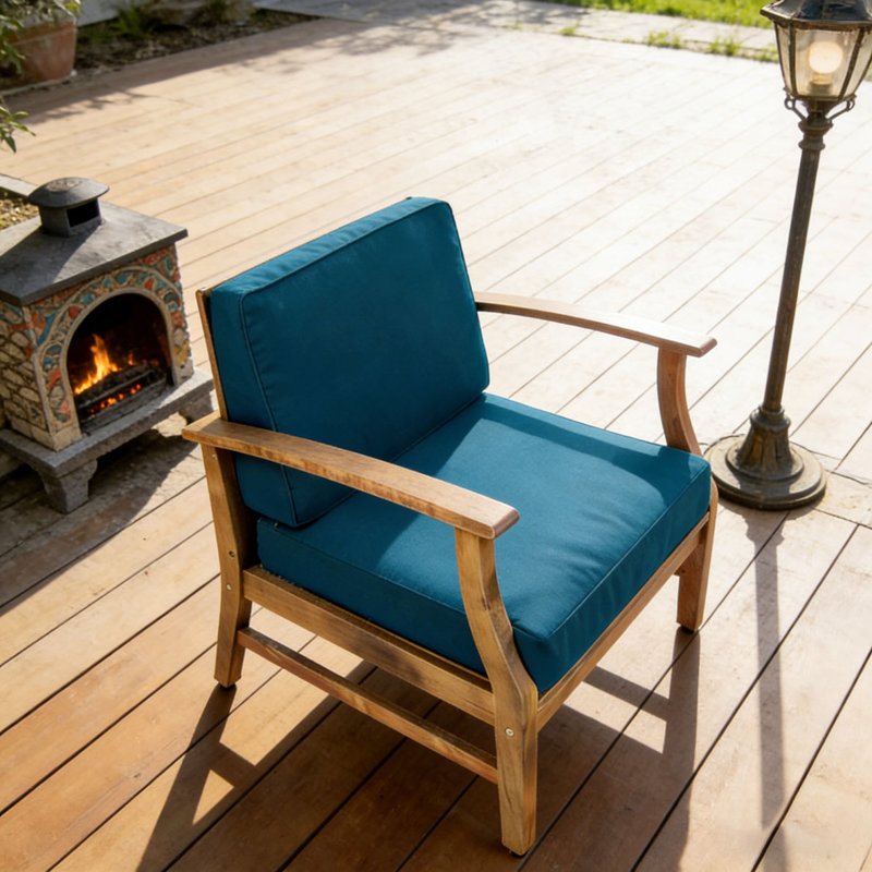 Fauteuil de patio, Fauteuil bleu