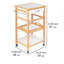 Finja Wood Kitchen Cart