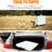 Portable Folding Camping Table 4Ft, White, Indoor & Outdoor Probing, 135Kg Max Weight Capacity, Foldable With Fixed Appliance, Smooth And Waterproof Tabletop Location, Stable Triangular-204110759